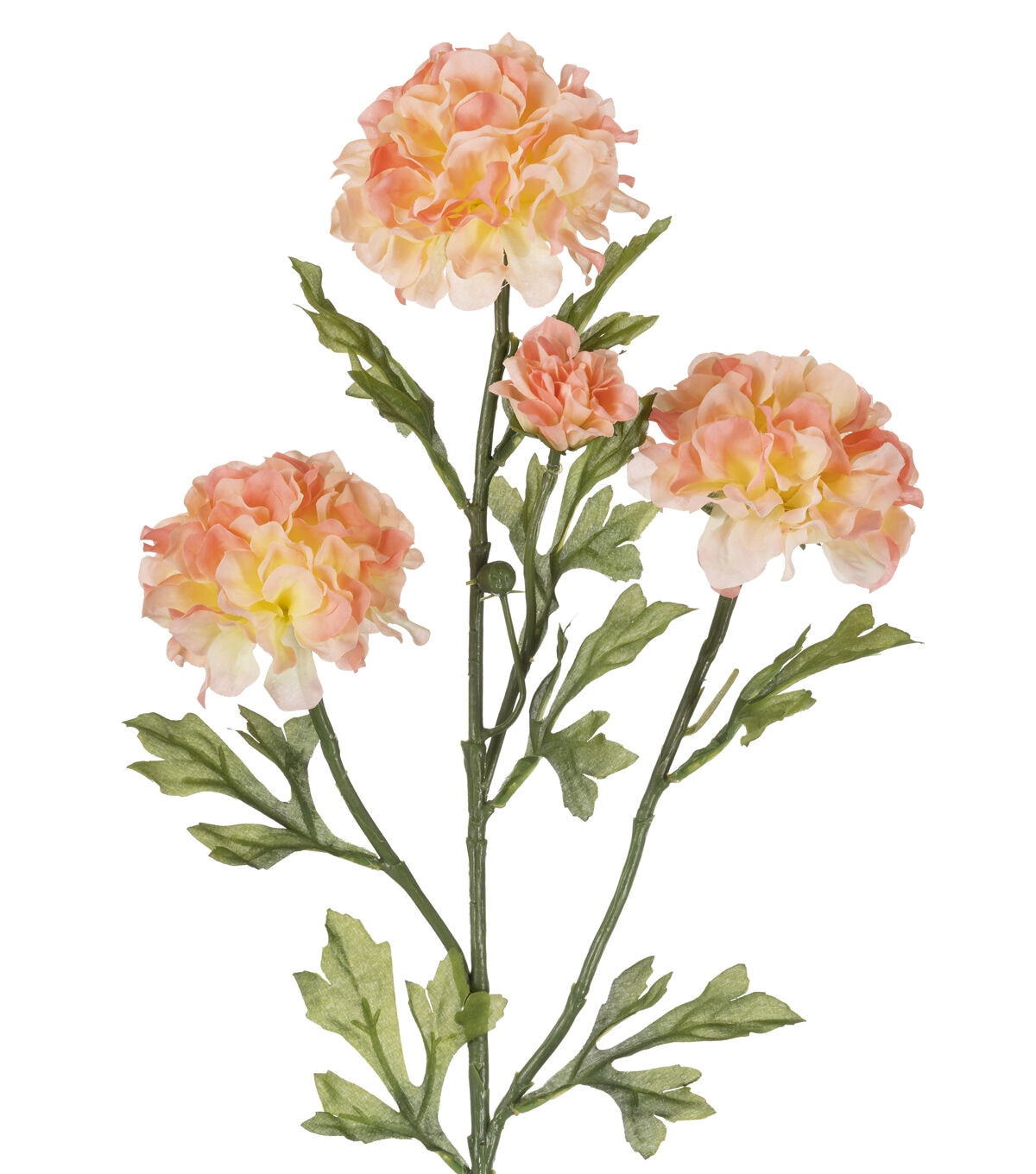 30 Yellow & Peach Marigold Stem by Bloom Room