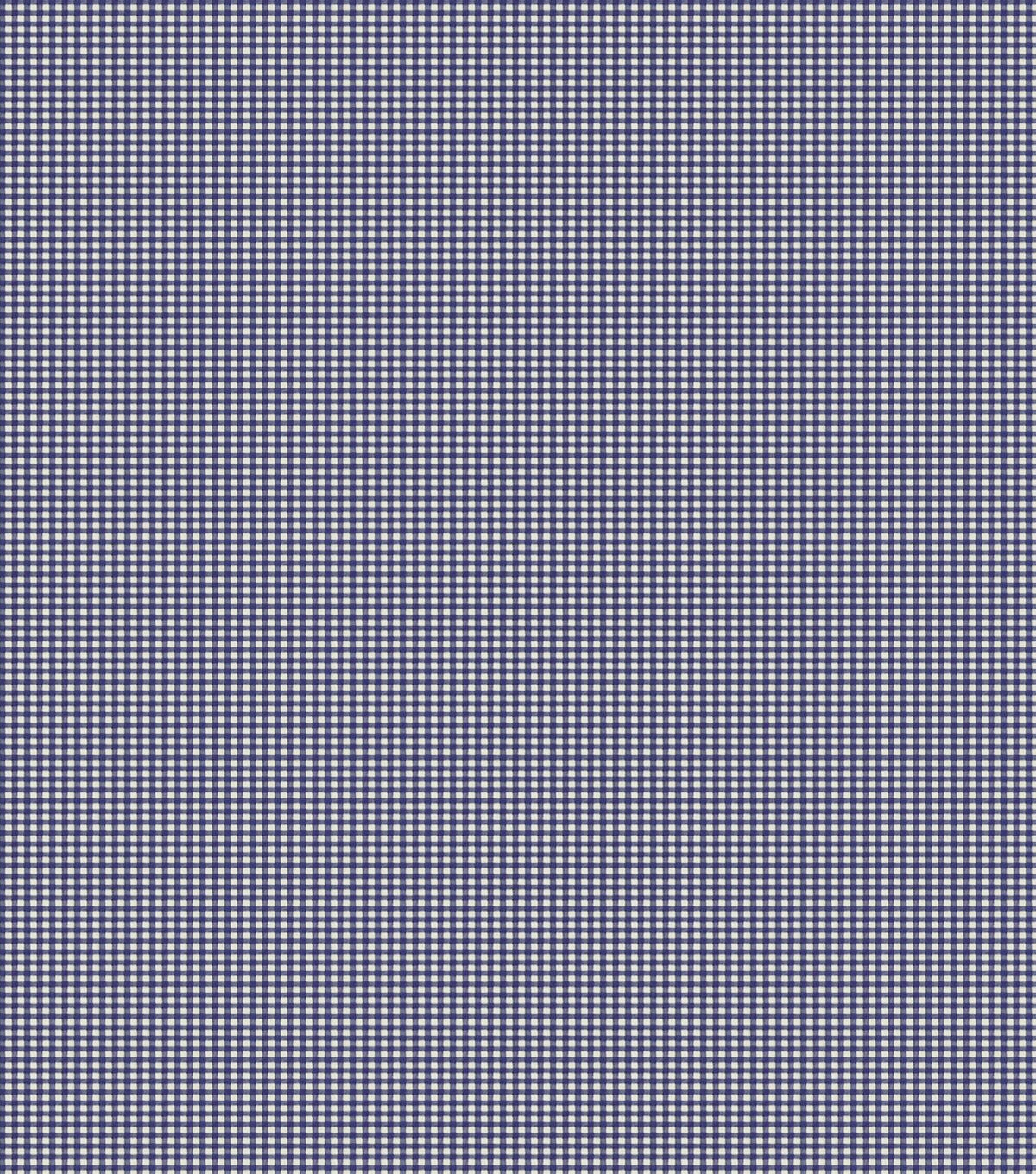 Tiny Blue Gingham Super Snuggle Flannel Fabric