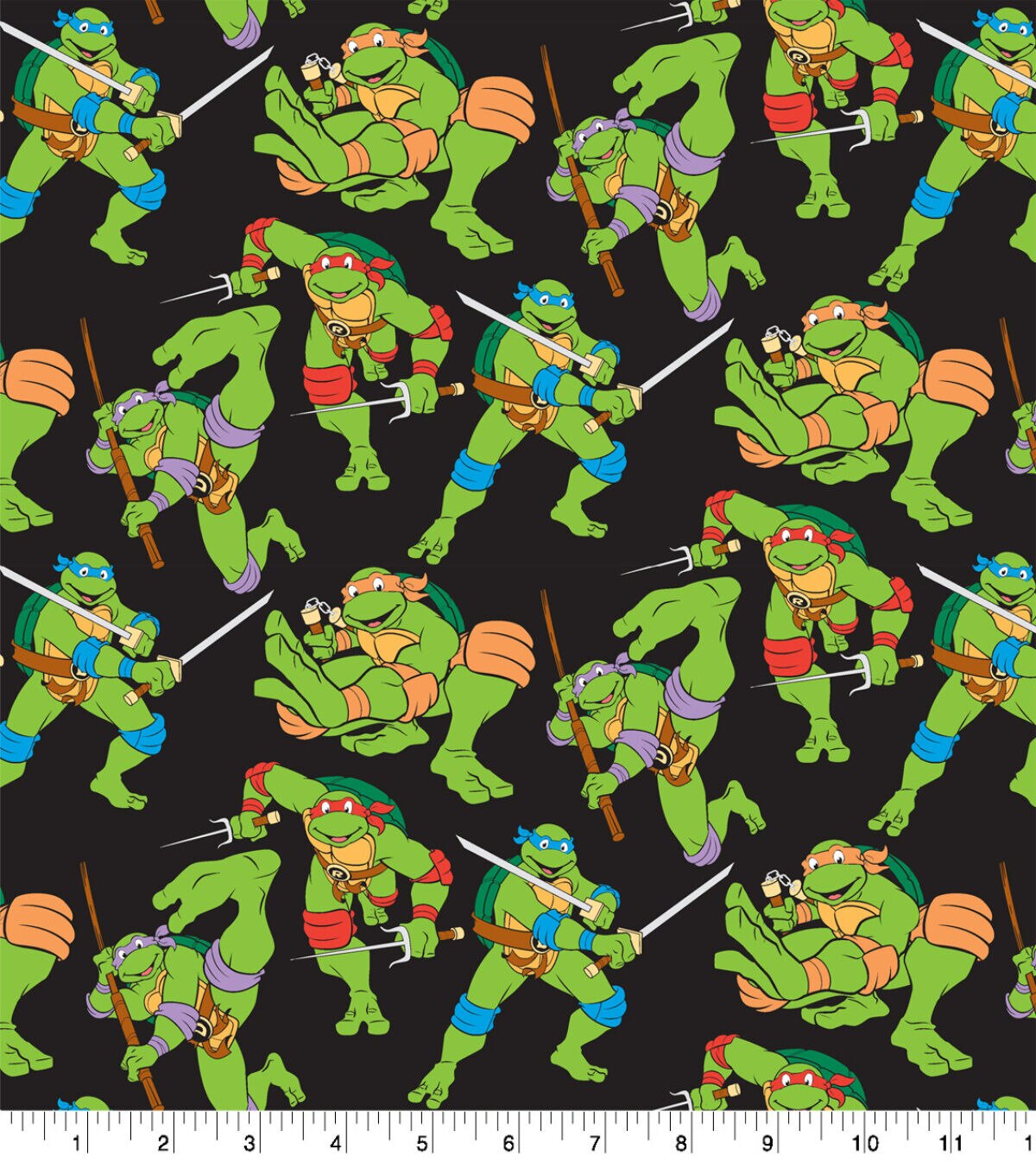 Teenage Mutant Ninja Turtles Cotton Fabric