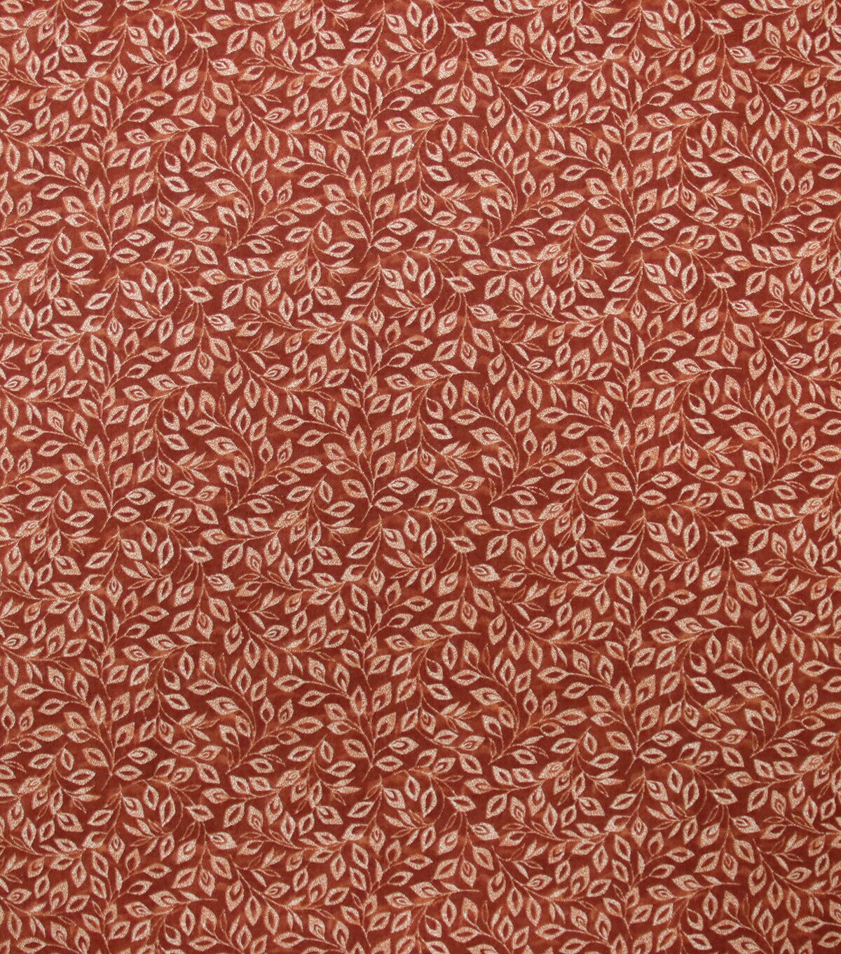 Leaves Burgandy Super Snuggle Flannel Fabric