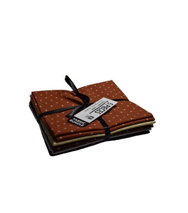 18 x 21 Geometric Cotton Fabric Quarter Bundle 5ct