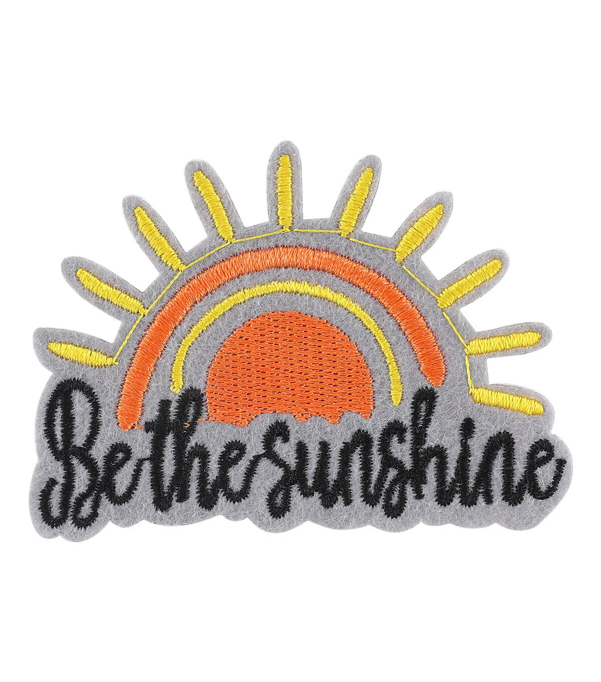 3 x 2 Be the Sunshine Iron On Patch by hildie & jo