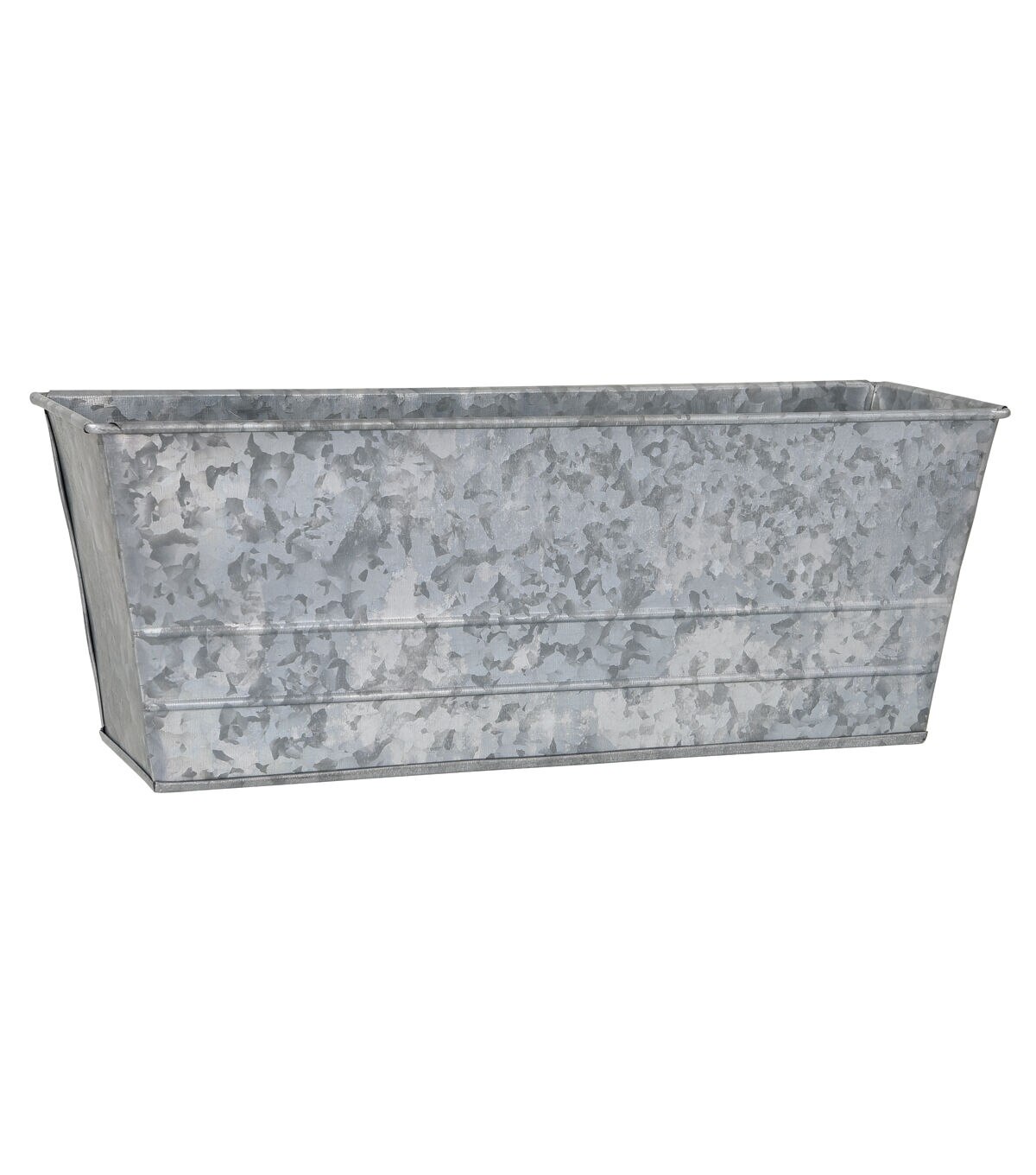 Bloom Room 12'' Galvanized Ledge Planter