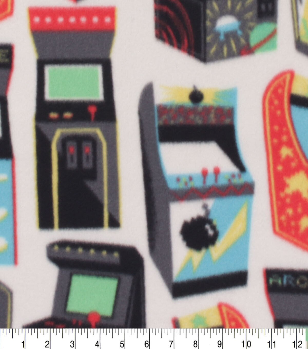 Video Games Blizzard Fleece Fabric
