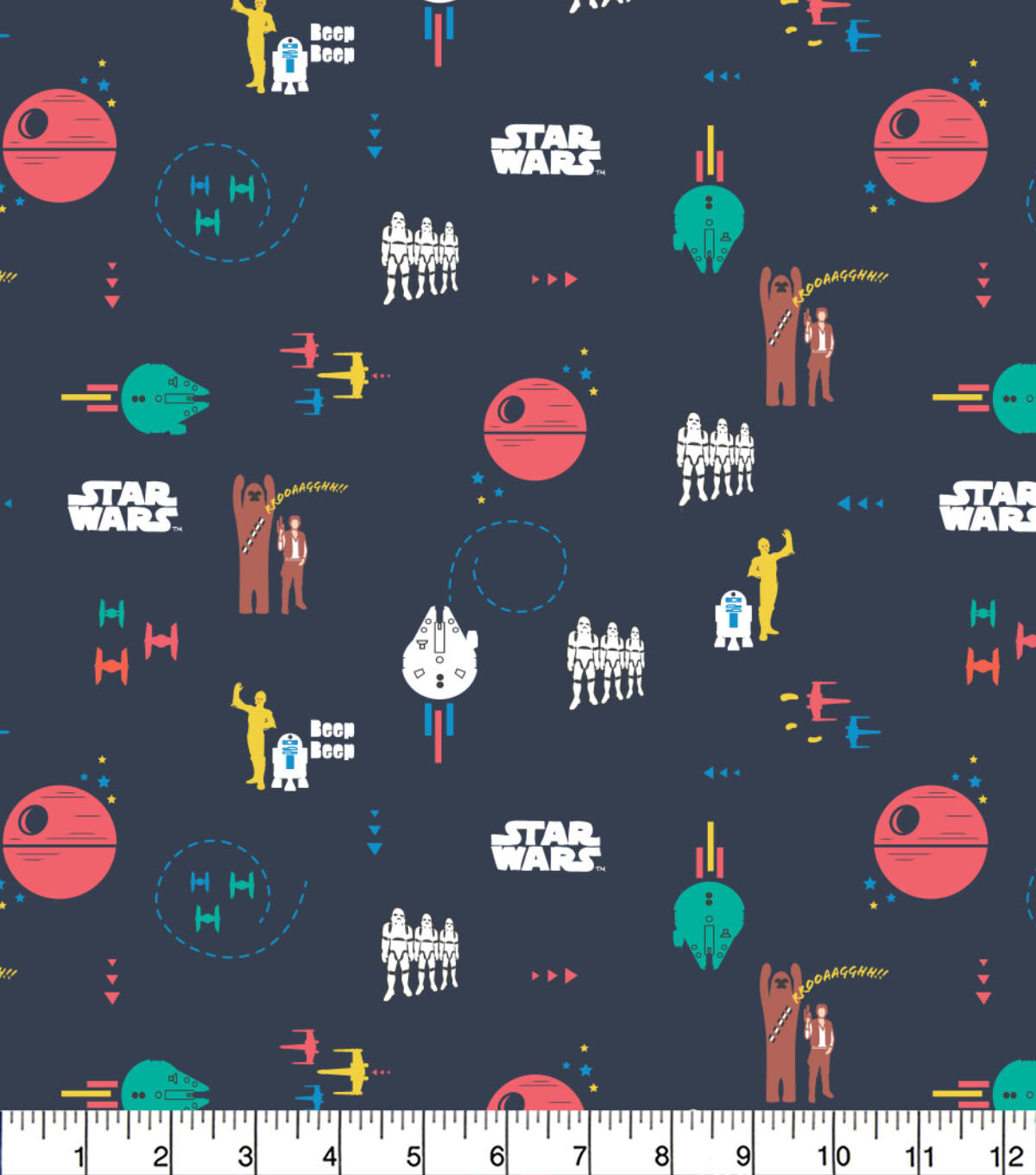 Star Wars Paper Imagery Cotton Fabric