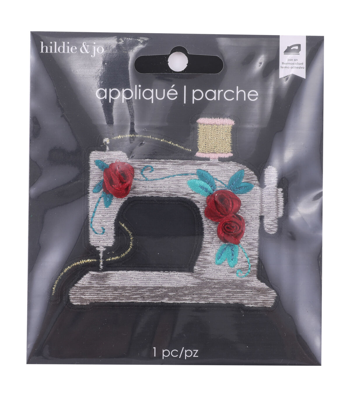 3 Sewing Machine With Roses Applique by hildie & jo