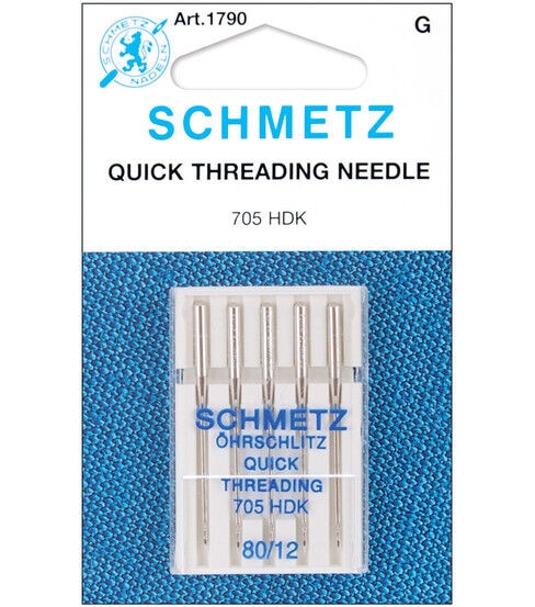 Schmetz Self Threading Machine Needles 5 pk Size 12/80