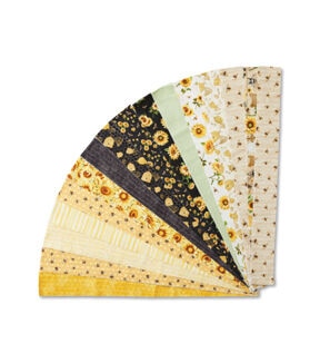 2.5 Bee Kind Cotton Fabric Strips 40pc