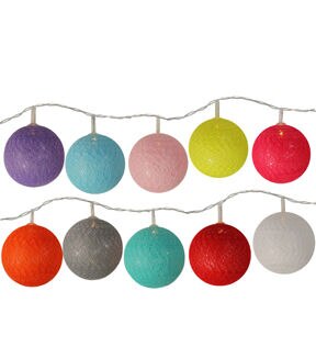 Northlight 10-Count Multi-Color Ball LED String Lights