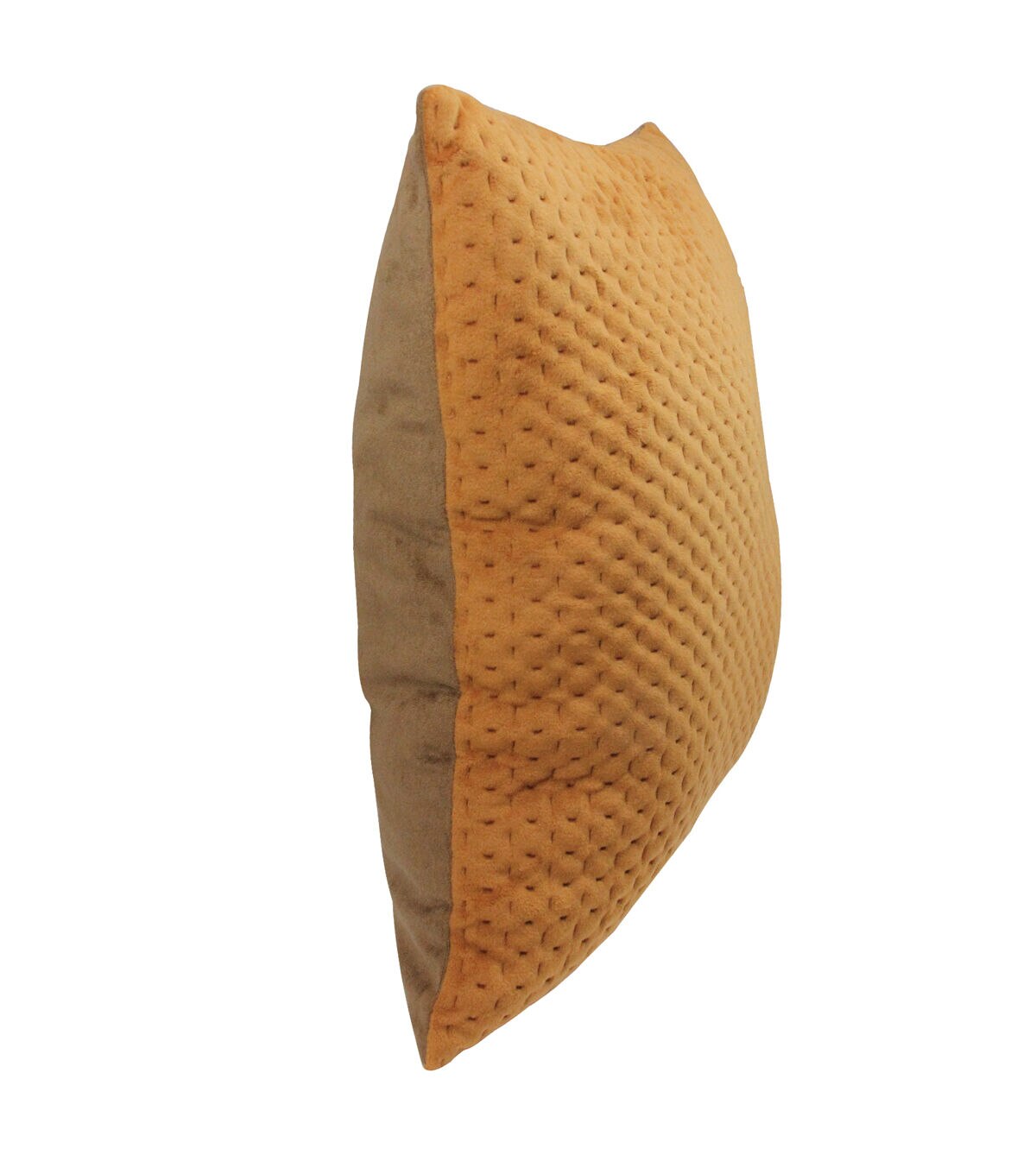 Northlight 16 Orange Contemporary Textured Square Throw Pillow