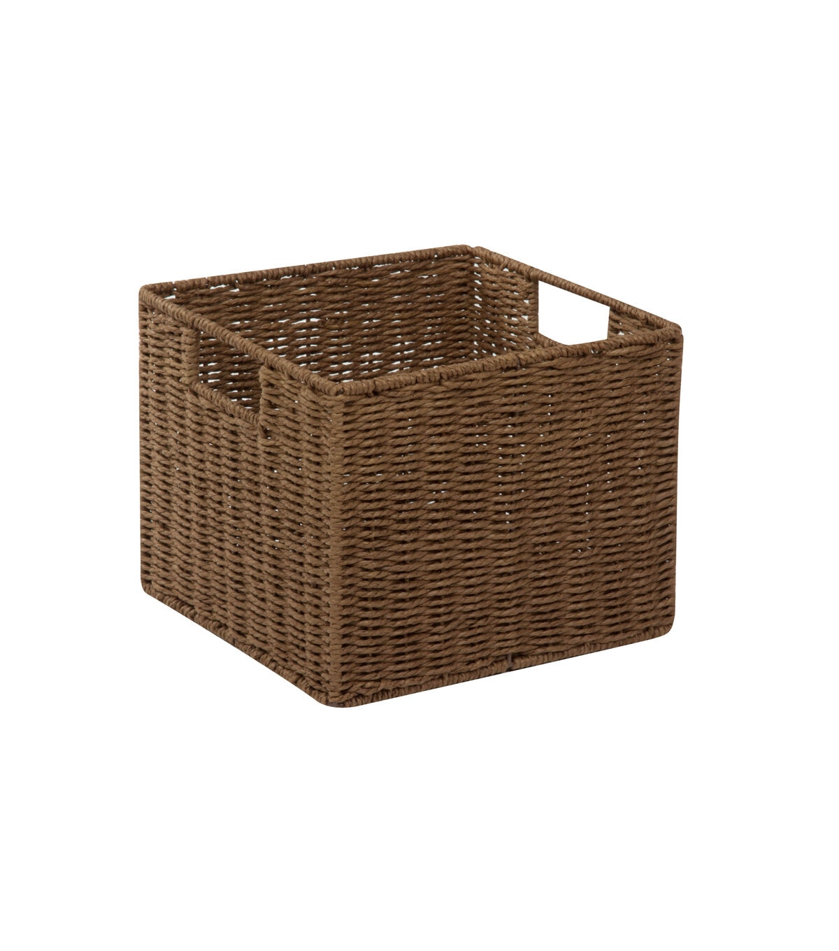 Honey Can Do 12 x 13 Brown Paper Rope Storage Basket