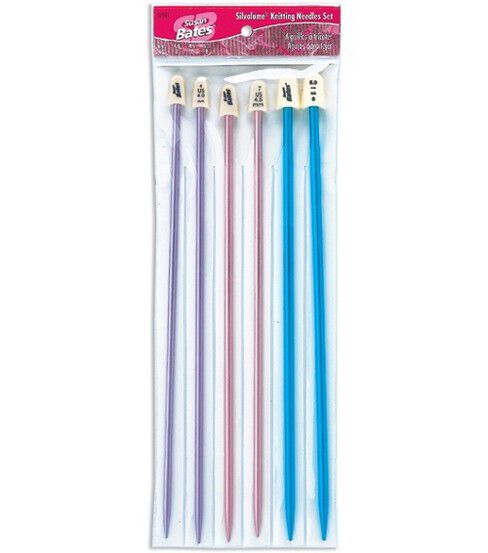 Susan Bates Silvalume 10 Knitting Needle Gift 3ct