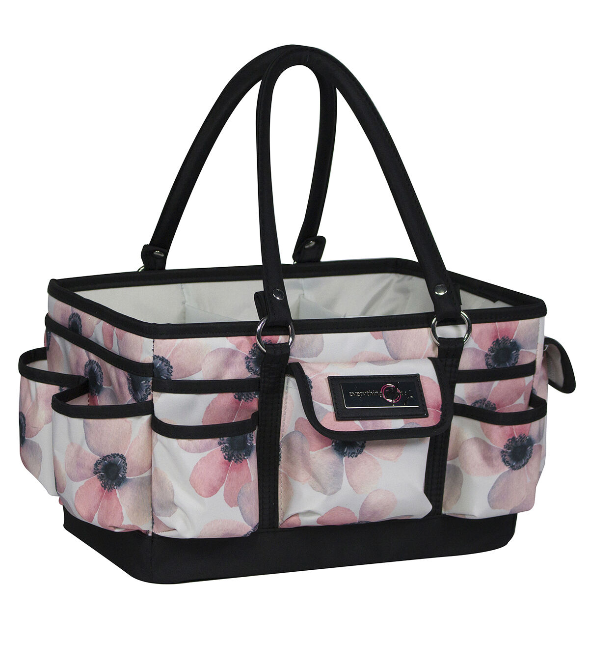 Everything Mary 13 Pink Floral Collapsible Deluxe Store & Tote