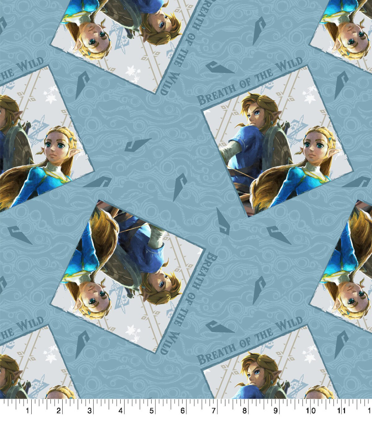 Legend Of Zelda Breath Of Wind Cotton Fabric