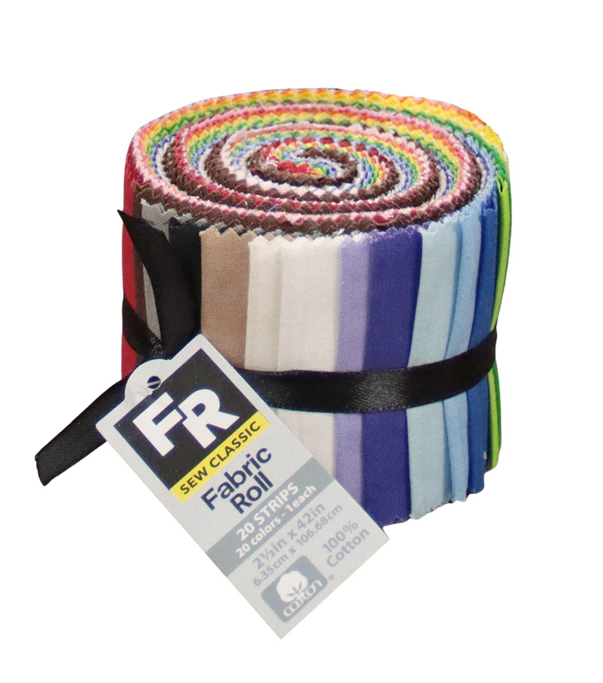 Rainbow 20Pc Sew Classics Cotton Fabric Roll