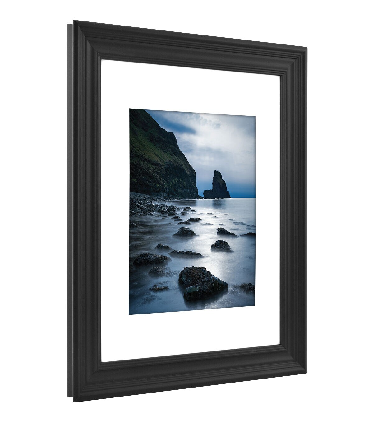 Walden Woods 11x14 Matted to 8x10 Black Wall Frame