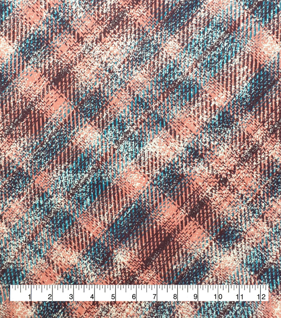Sweater Plaid Super Snuggle Flannel Fabric