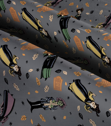 Hocus Pocus Character Toss Cotton Fabric