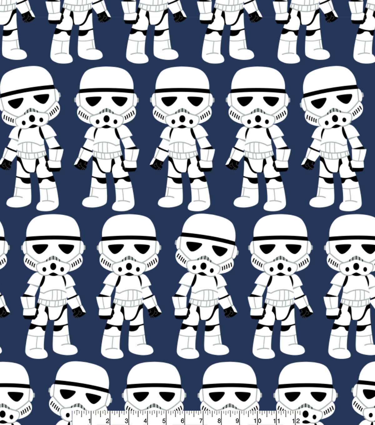Star Wars Kawaii Troopers Packed Pop Culture Fleece Fabric