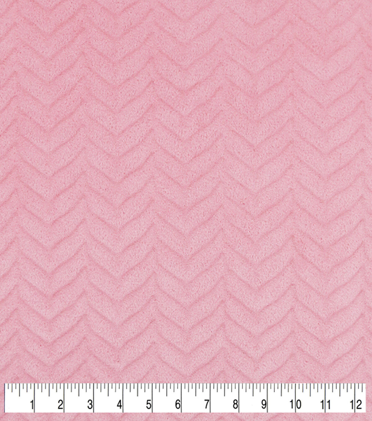 Arrow Dusty Pink Embossed Sew Lush Fleece Fabric