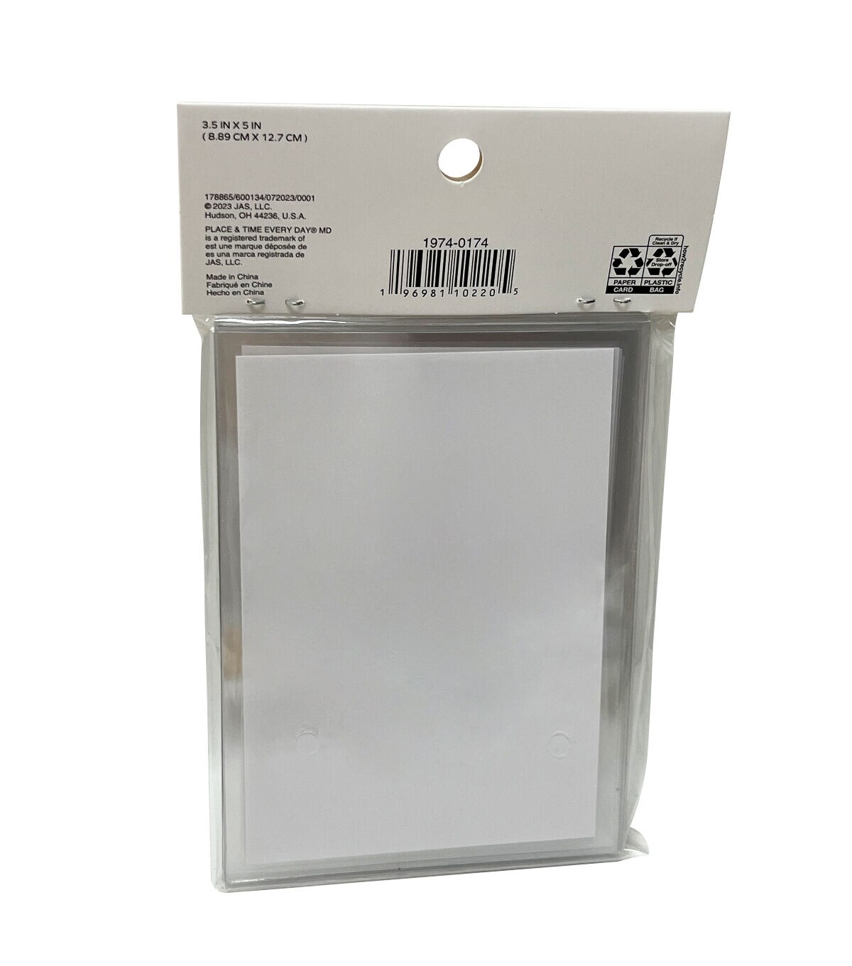 3.5 x 5 Acrylic Magnet Picture Frames 6pk by Place & Time