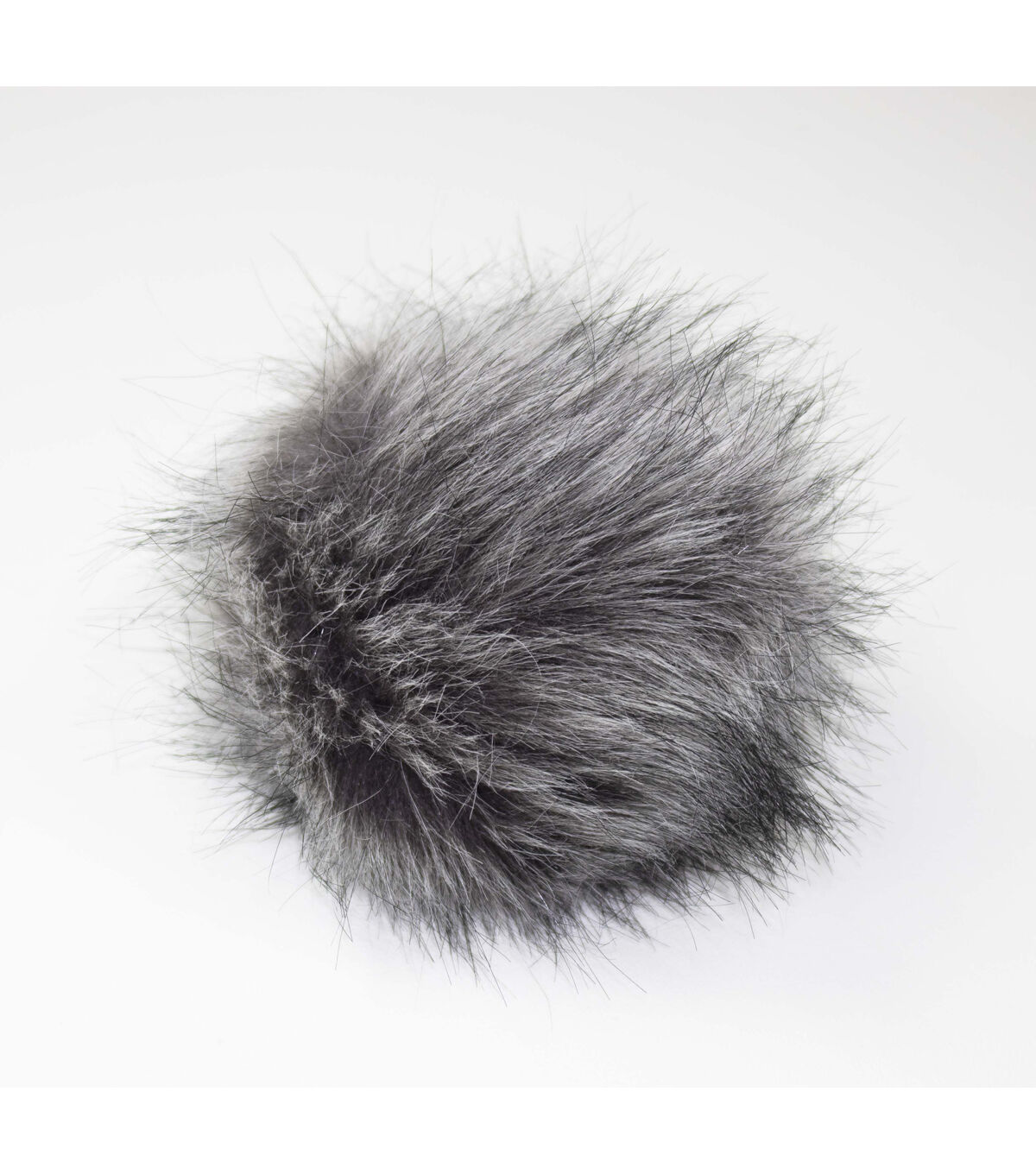 5 Grey Faux Fur Clearance Pom by K+C