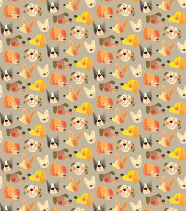 Springs Creative Novelty Dogs Novelty Print Cotton Fabric
