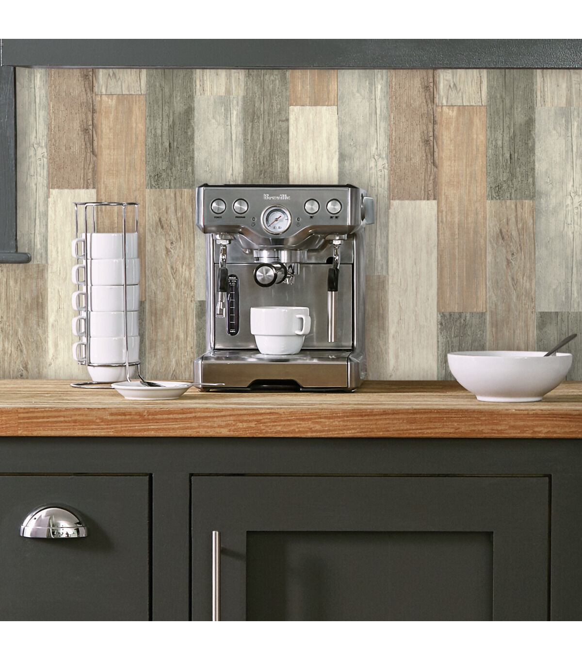 RoomMates Wall Decals Distressed Barn Wood