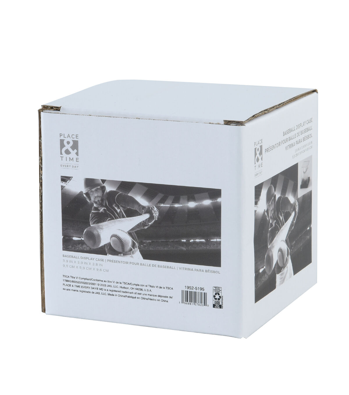 4 x 4 Baseball Display Case by Place & Time