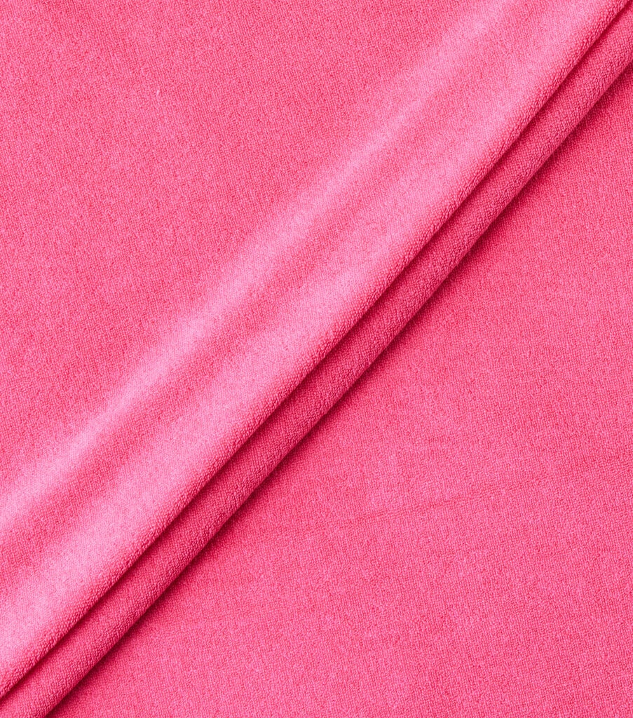 Juicy Couture Hot Pink Terry Cloth Fabric