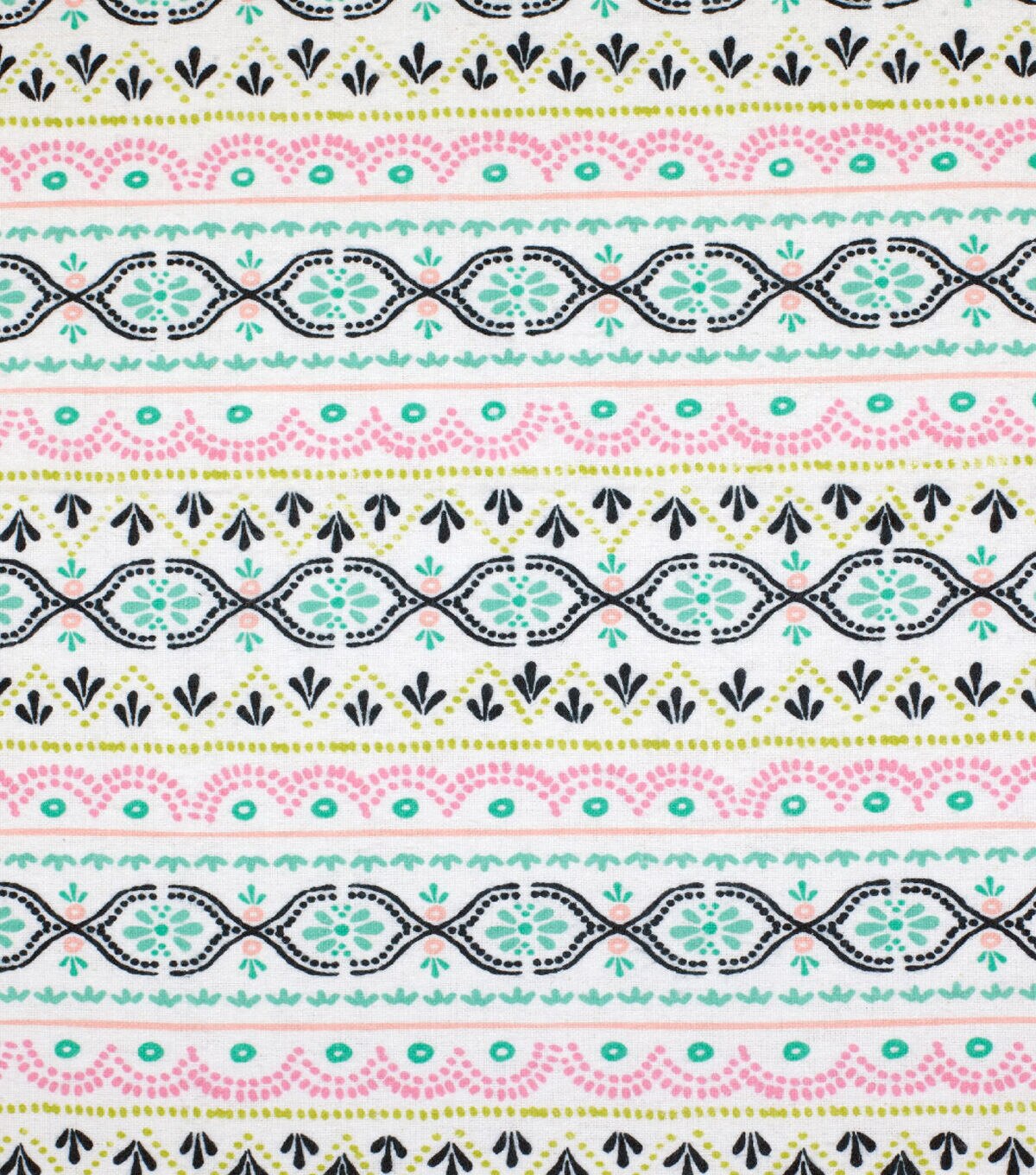 Bright Stripe Geo Super Snuggle Flannel Fabric