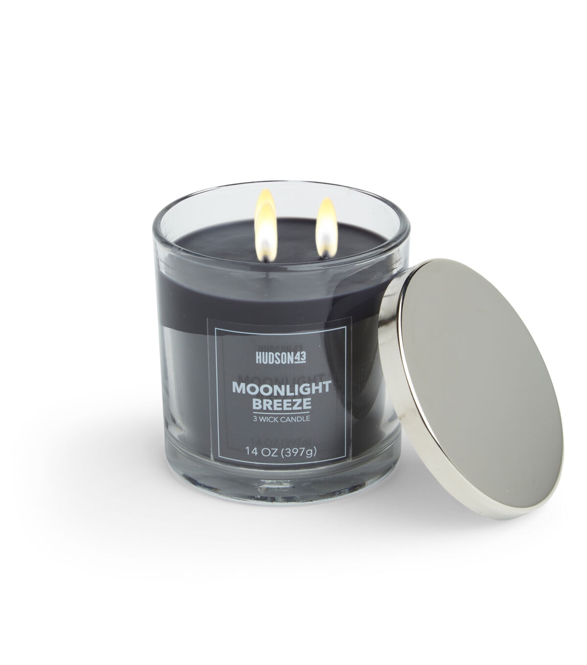 14oz Moonlight Breeze Scented Jar Candle by Hudson 43