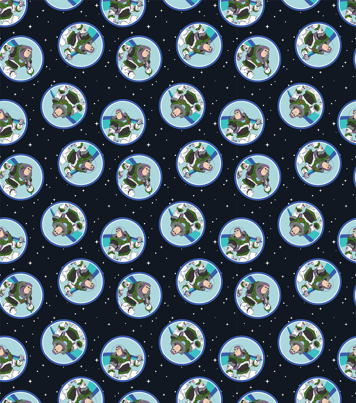 Lightyear Buzz in Space Disney Cotton Fabric