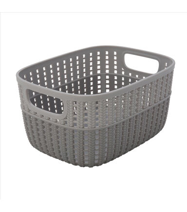 Simplify 2 Tone Decorative Storage Basket
