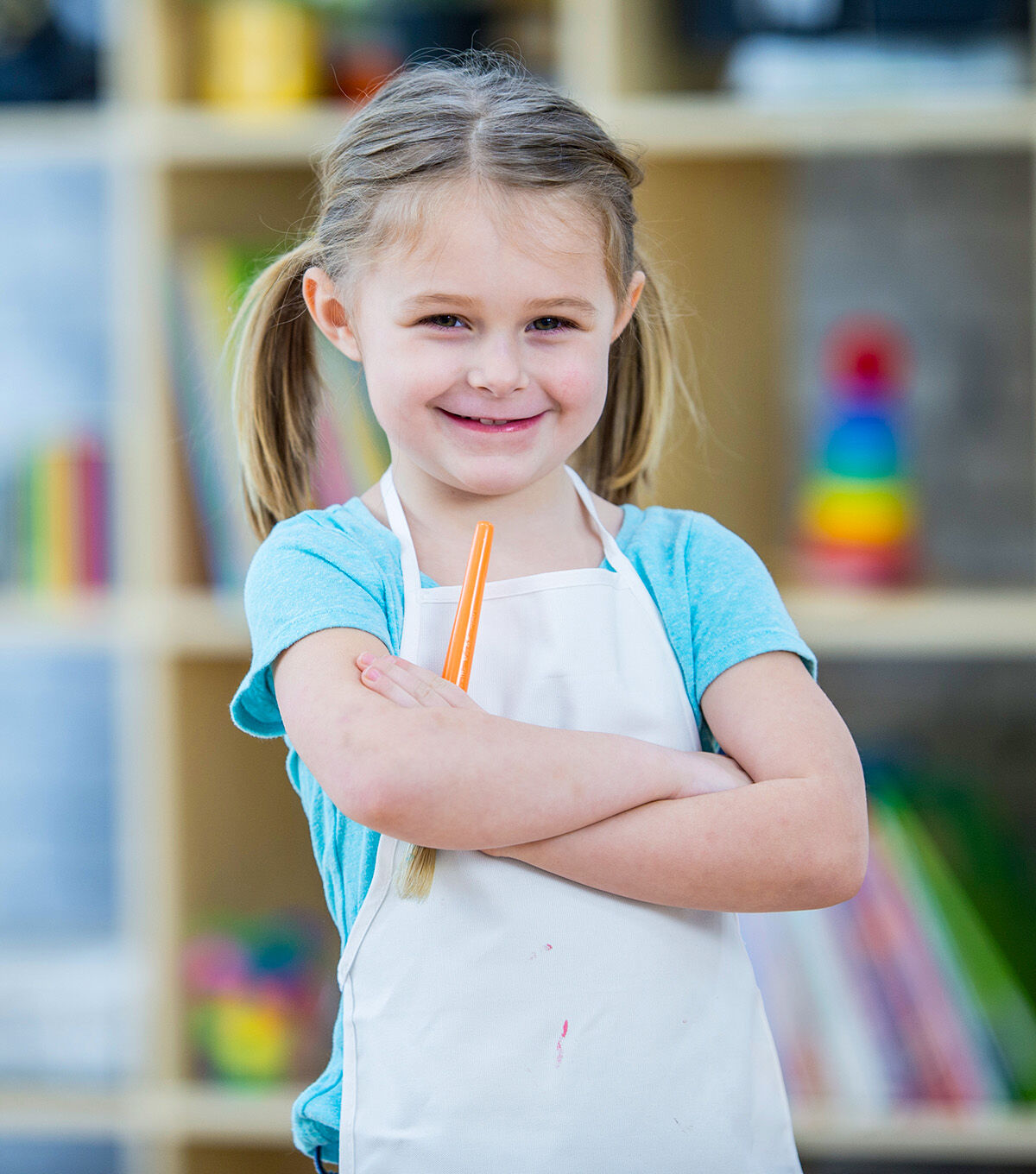 Mark Richards Wear'm Design Your Own Child Canvas Apron Value Pack White