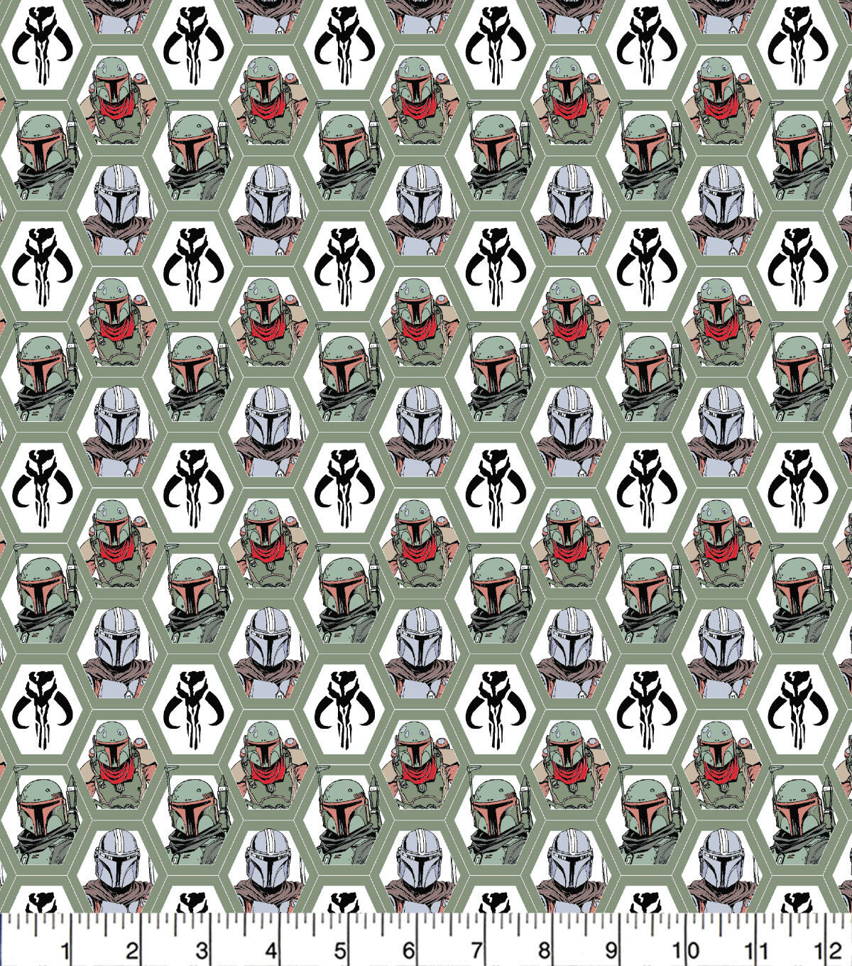 Mandalorian Clad In Beskar Armor Cotton Fabric