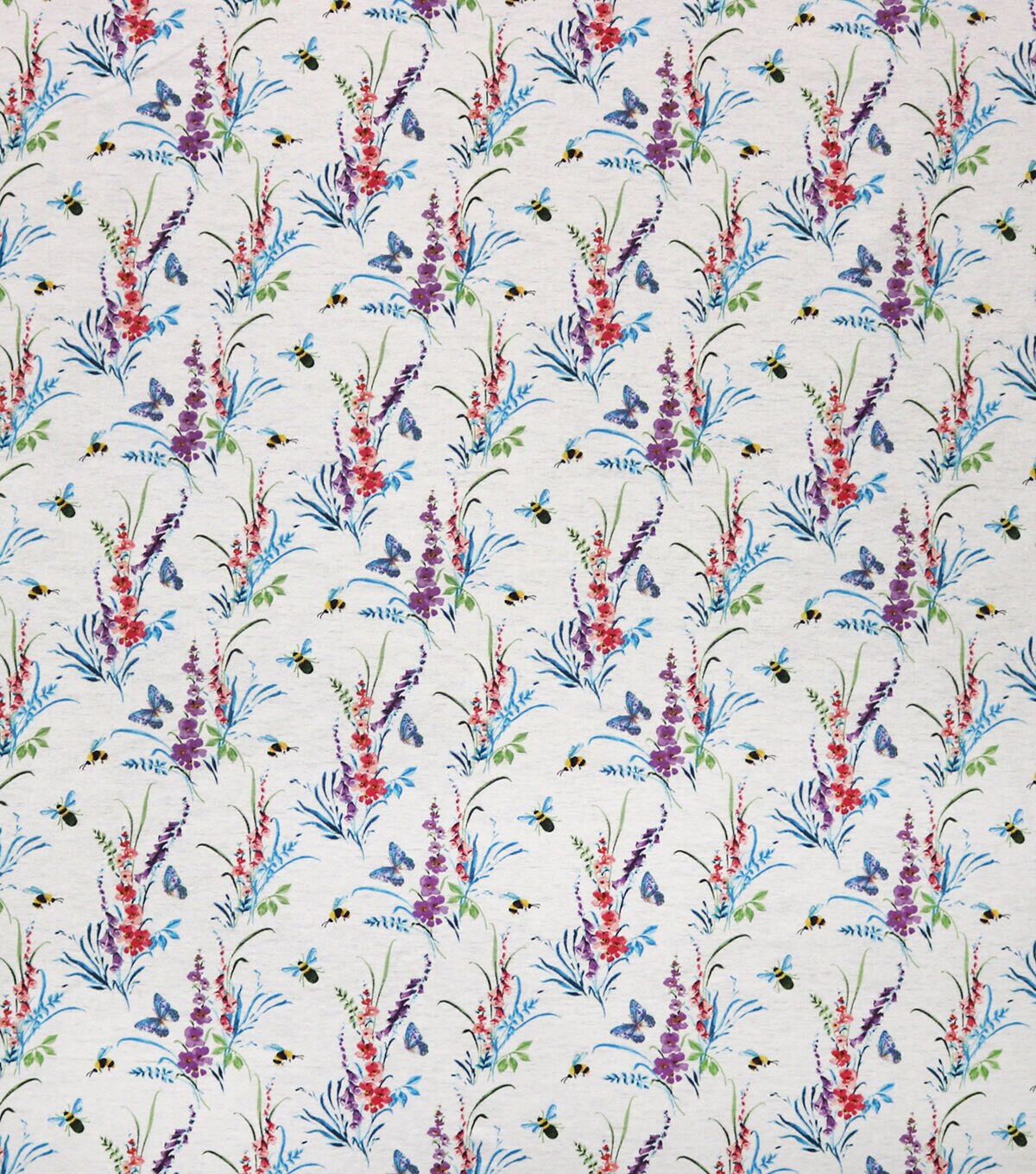Orchids And Butterflies Super Snuggle Flannel Fabric