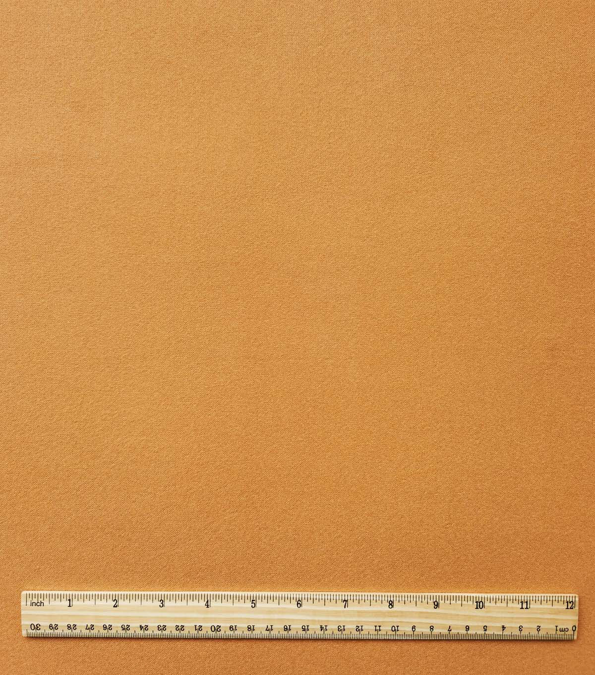 Heathered Yellow Solid Luxe Flannel Fabric