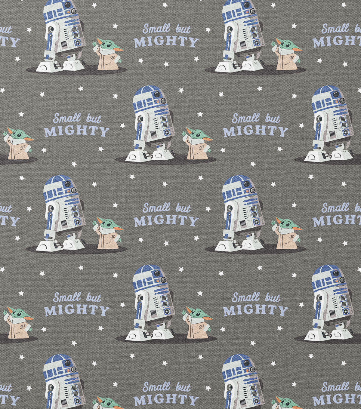 Mandalorian Mighty But Small Cotton Fabric