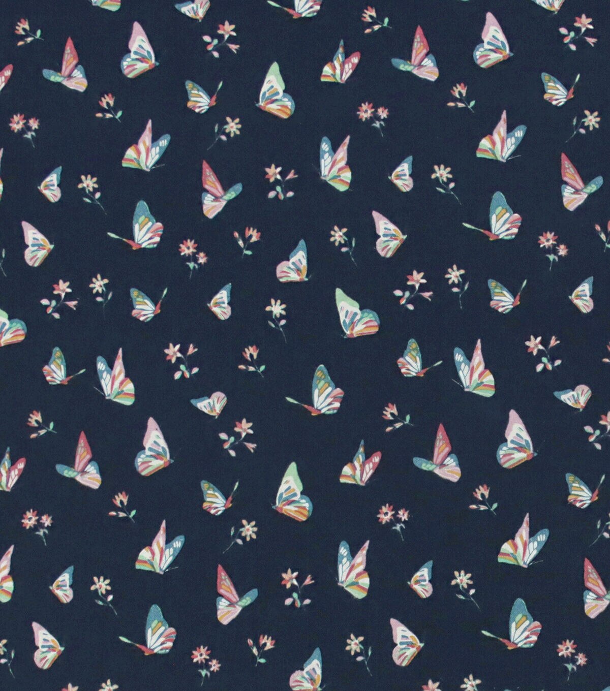 Butterflies & Flowers Super Snuggle Flannel Fabric