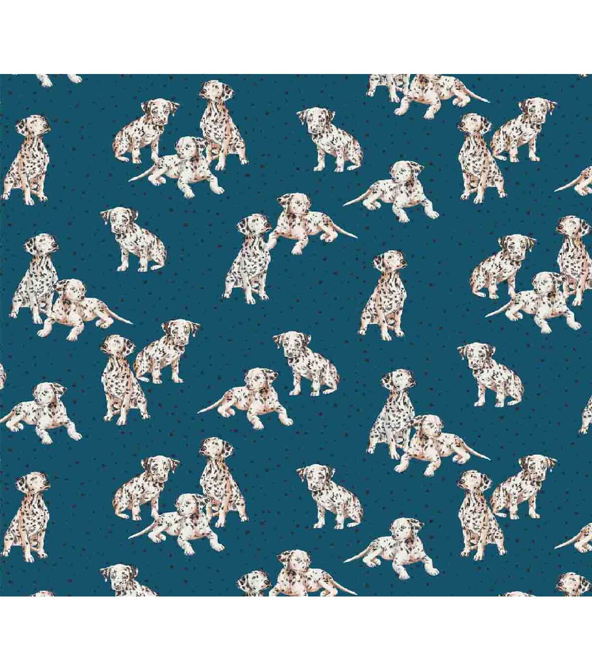 Dalmatians On Dots Super Snuggle Flannel Fabric