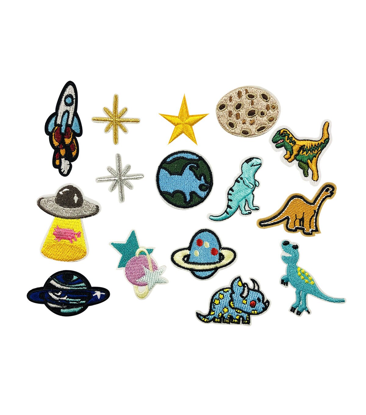 30ct Planets & Space Iron On Patches by hildie & jo