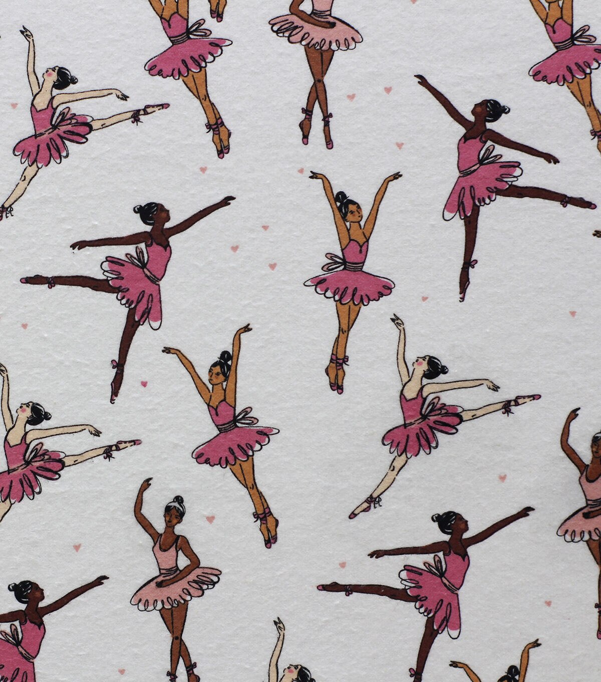 Lovely Ballerinas Super Snuggle Flannel Fabric