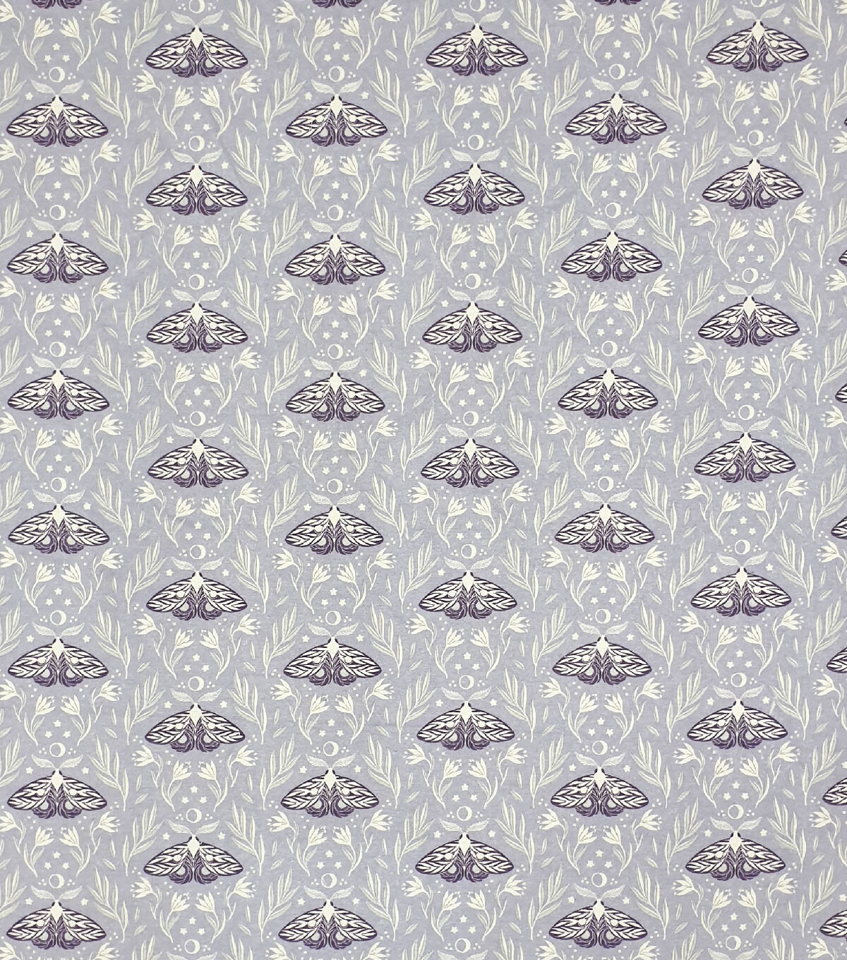 Moths In Line Super Snuggle Flannel Fabric
