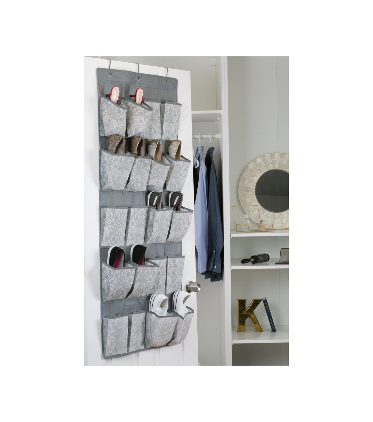 Laura Ashley 22 x 54 Almeida 20 Pocket Shoe Organizer