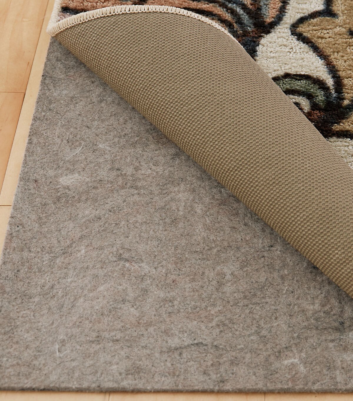 Dual Surface 1/4 Inch Rug Pad Gray 9' X 12'