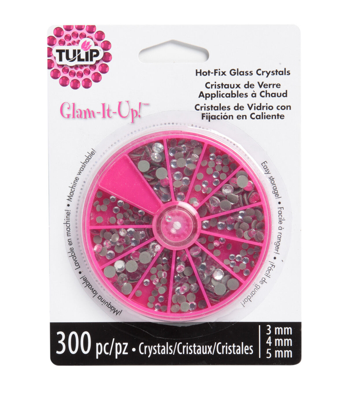Tulip Glam It Up! Iron On Crystals Crystal