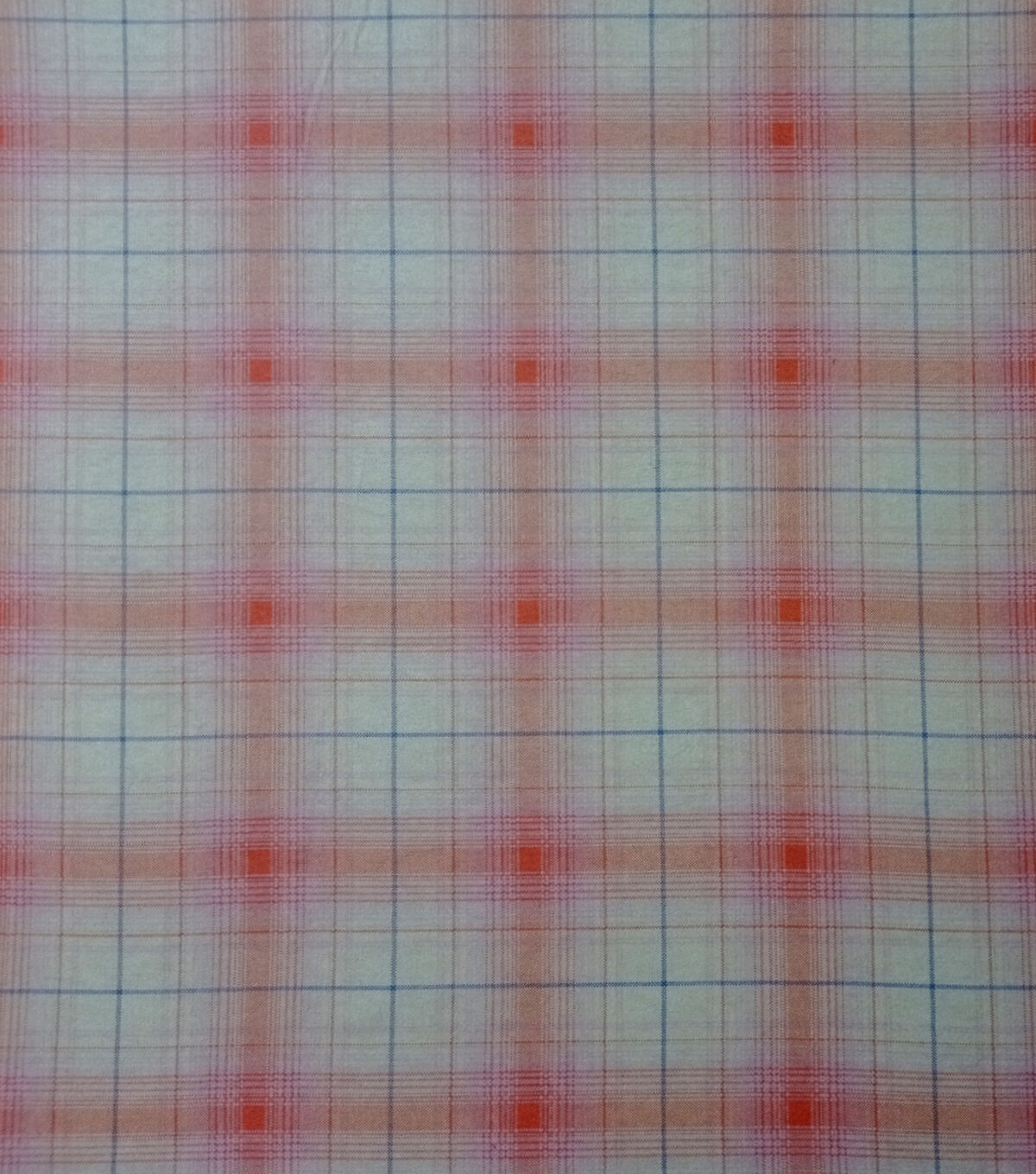 Eddie Bauer Melon Plaid Flannel Prints Fabric
