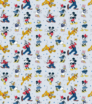 Mickey And Friends Vintage Pack Cotton Fabric