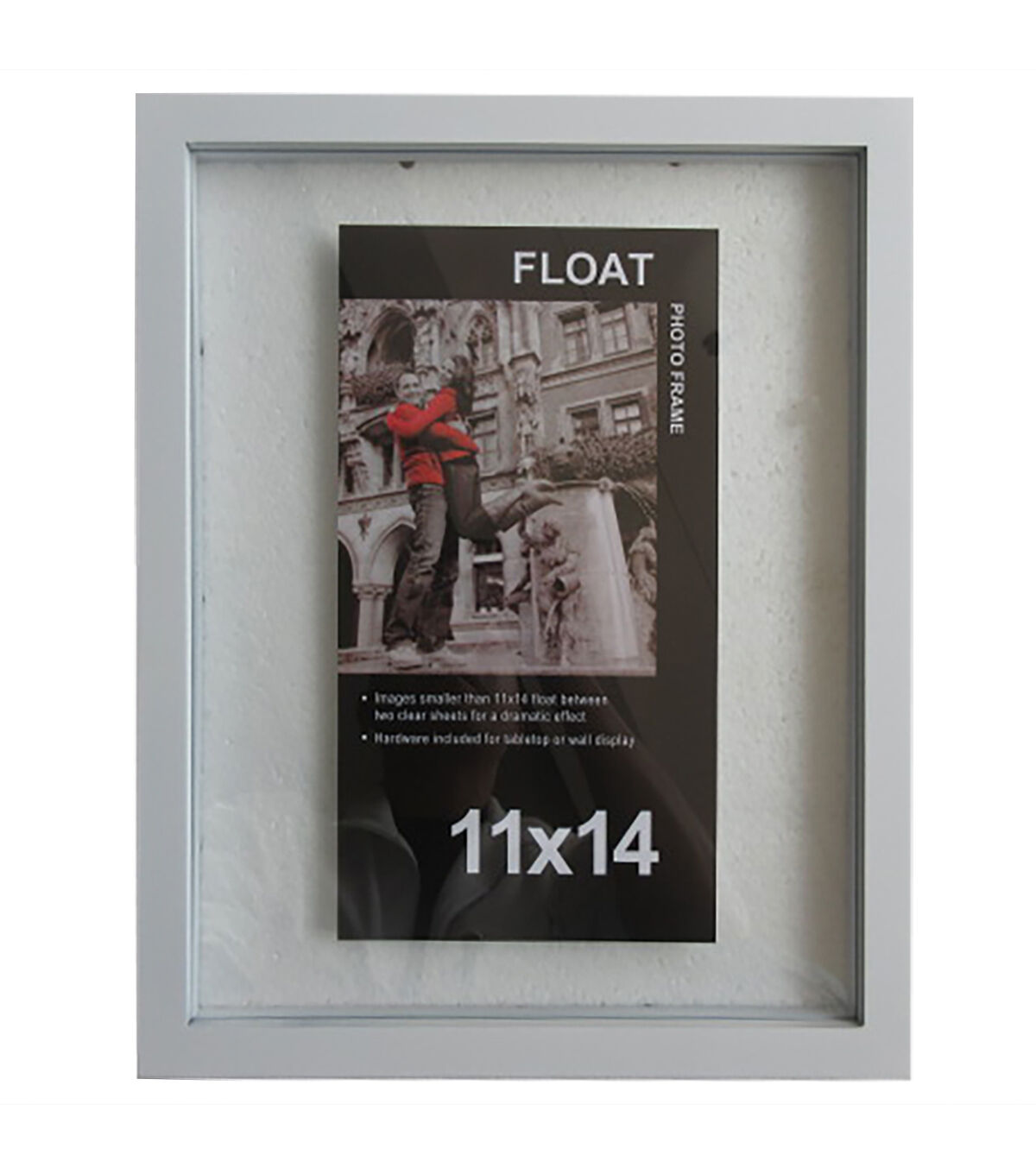 Innovative Creations 11x14 White Wood Float Photo Frame